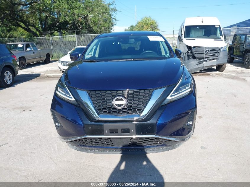 2023 Nissan Murano Sl Intelligent Awd VIN: 5N1AZ2CS1PC127279 Lot: 39738333