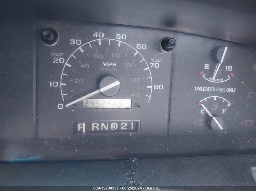 1994 Ford F250 VIN: 1FTEF25Y8RNA91954 Lot: 39738337