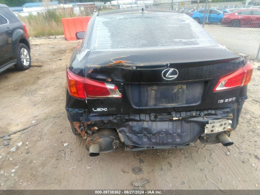 2010 Lexus Is 250 VIN: JTHBF5C24A5122719 Lot: 39738362