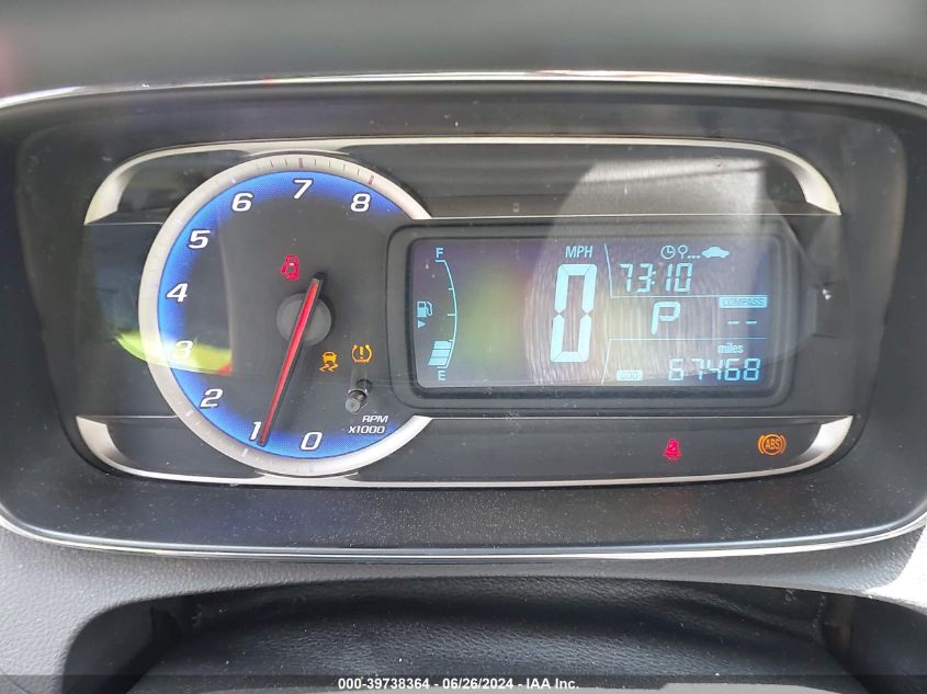 2016 Chevrolet Trax 1Ls VIN: KL7CJNSBXGB648351 Lot: 39738364