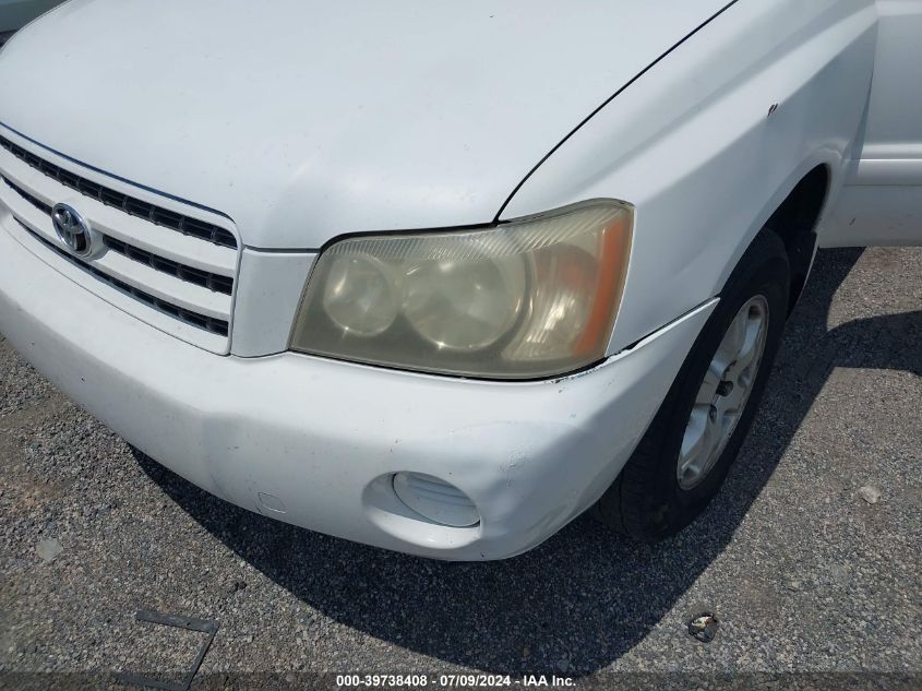 2003 Toyota Highlander V6 VIN: JTEHF21A430144624 Lot: 39738408