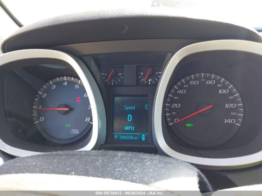 2012 Chevrolet Equinox Ls VIN: 2GNALBEK5C6367058 Lot: 39738412