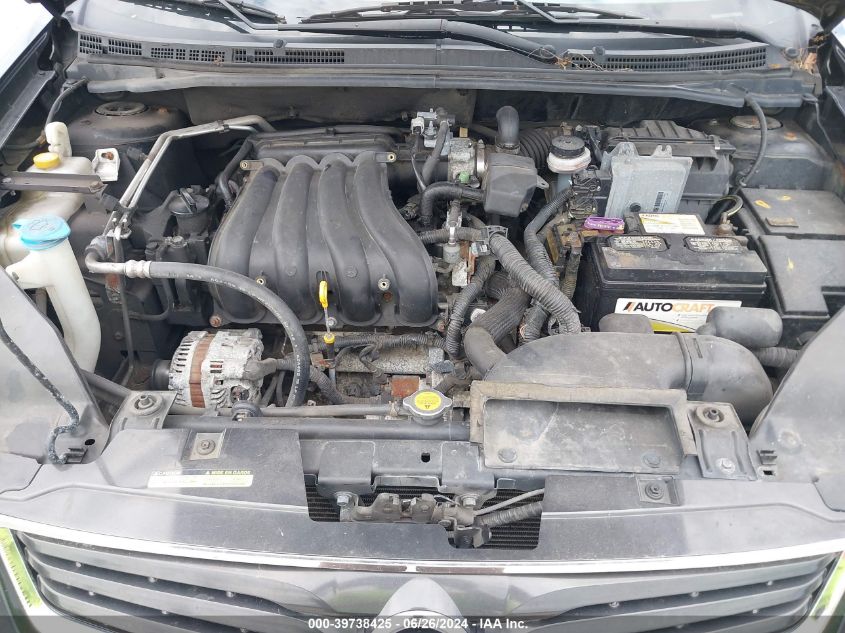 2010 Nissan Sentra 2.0Sl VIN: 3N1AB6AP0AL653898 Lot: 39738425