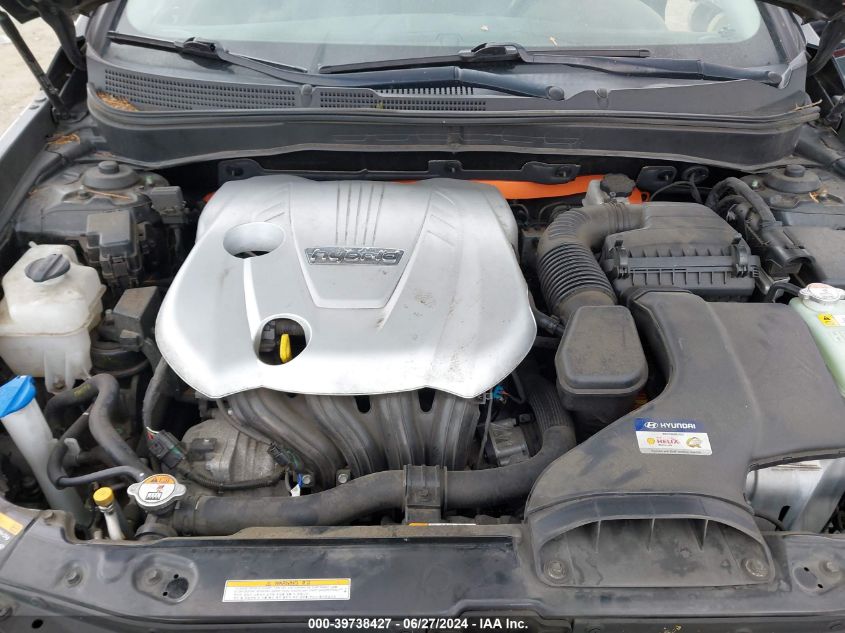 2013 Hyundai Sonata Hybrid VIN: KMHEC4A40DA083754 Lot: 39738427