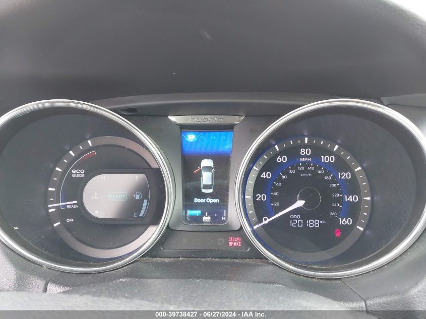 2013 Hyundai Sonata Hybrid VIN: KMHEC4A40DA083754 Lot: 39738427