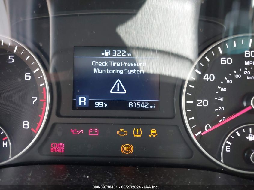 2020 Kia Optima Lx VIN: 5XXGT4L36LG432386 Lot: 39738431