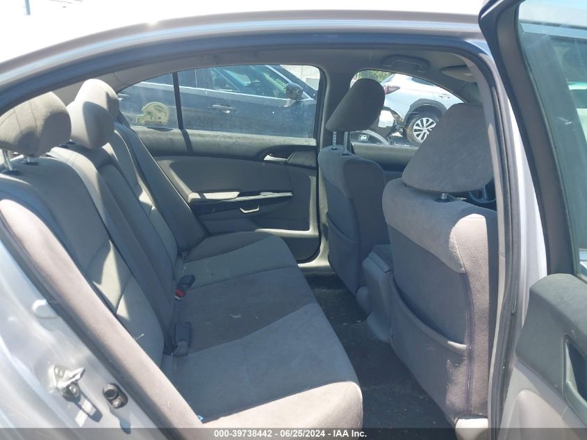 2010 Honda Accord 2.4 Lx VIN: 1HGCP2F39AA040211 Lot: 39738442