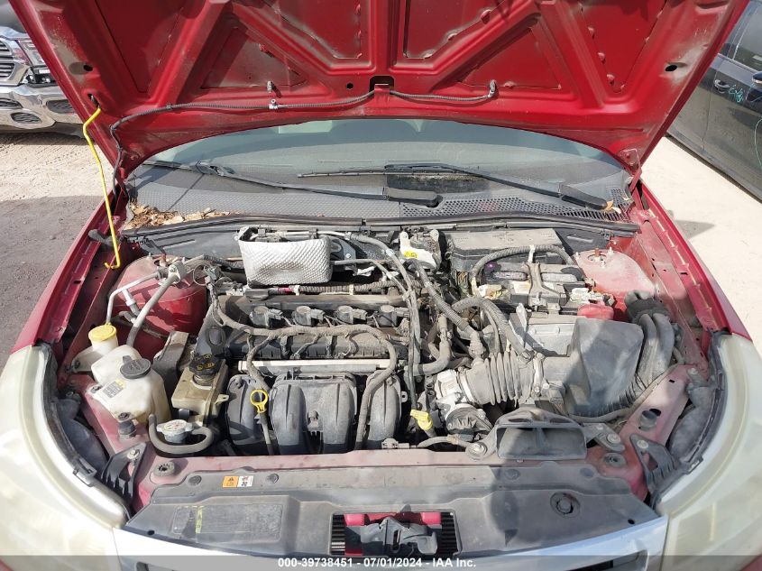 2009 Ford Focus Sel VIN: 1FAHP37NX9W262710 Lot: 39738451