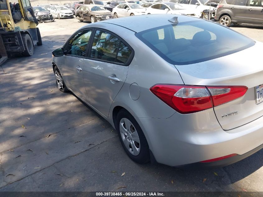 2015 Kia Forte Lx VIN: KNAFK4A69F5289032 Lot: 39738465