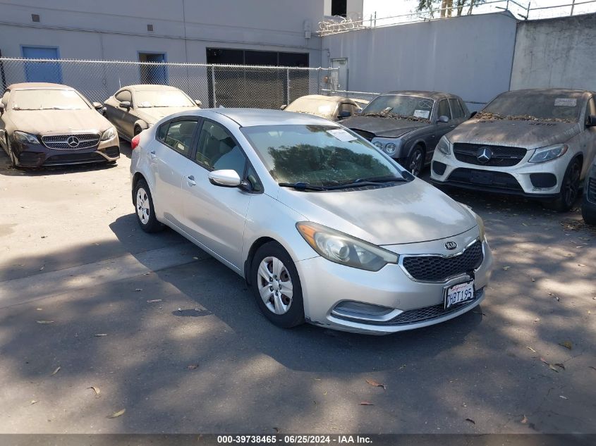 2015 Kia Forte Lx VIN: KNAFK4A69F5289032 Lot: 39738465