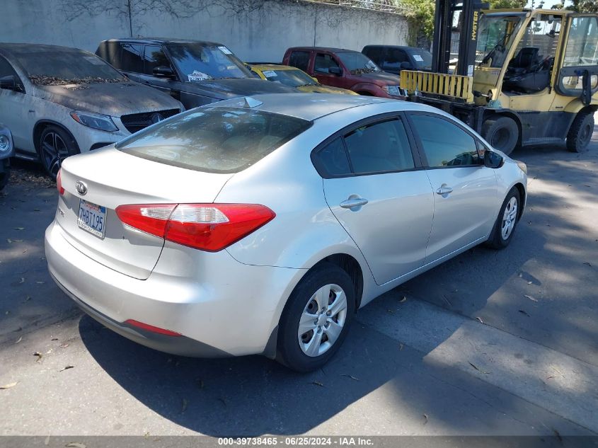 2015 Kia Forte Lx VIN: KNAFK4A69F5289032 Lot: 39738465