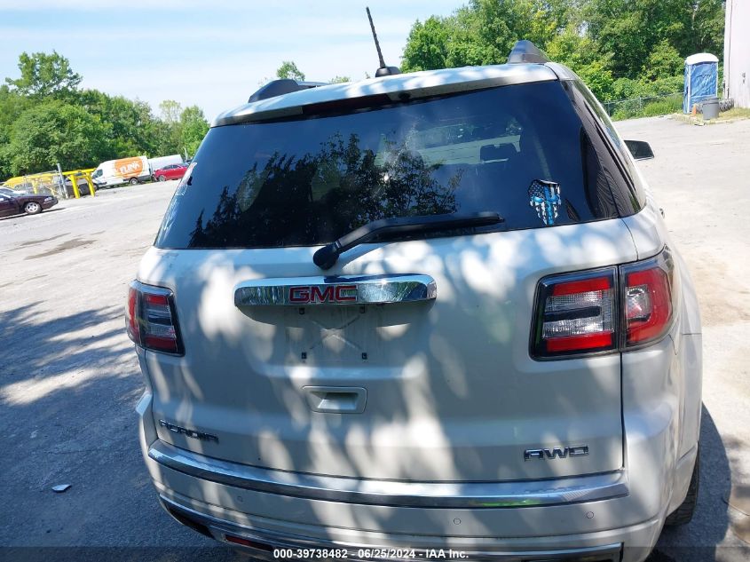 2016 GMC Acadia Denali VIN: 1GKKVTKDXGJ181533 Lot: 39738482