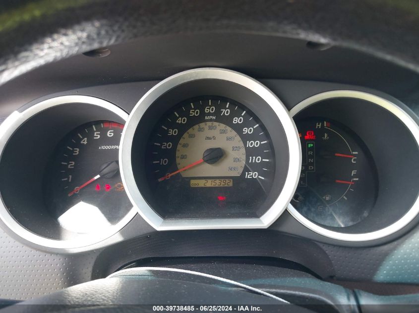 2007 Toyota Tacoma VIN: 5TETX22N77Z362740 Lot: 39738485