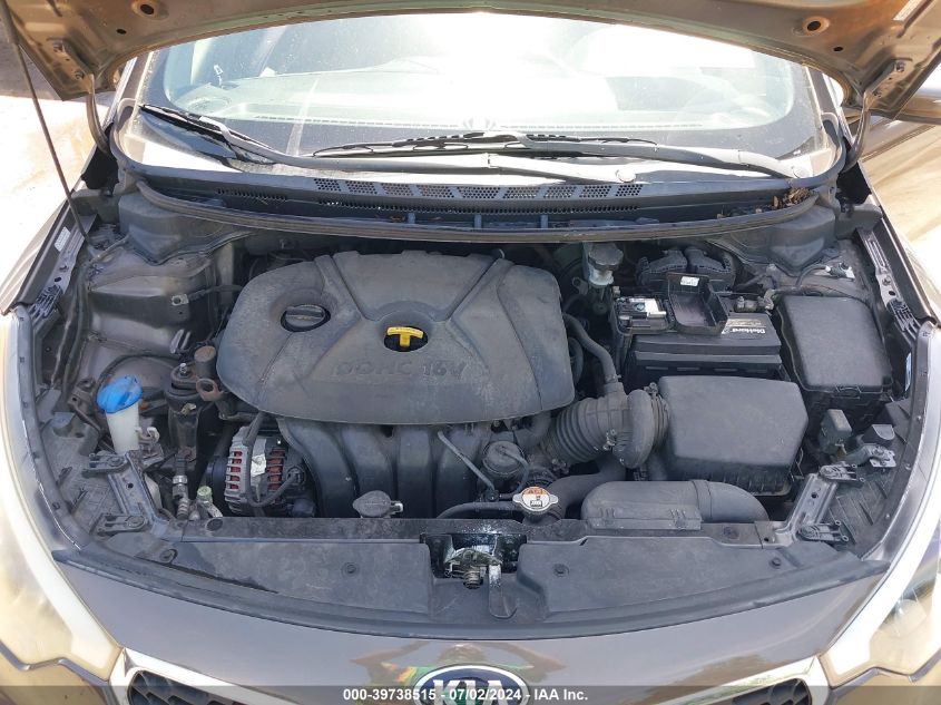 2014 Kia Forte Lx VIN: KNAFX4A69E5140040 Lot: 39738515