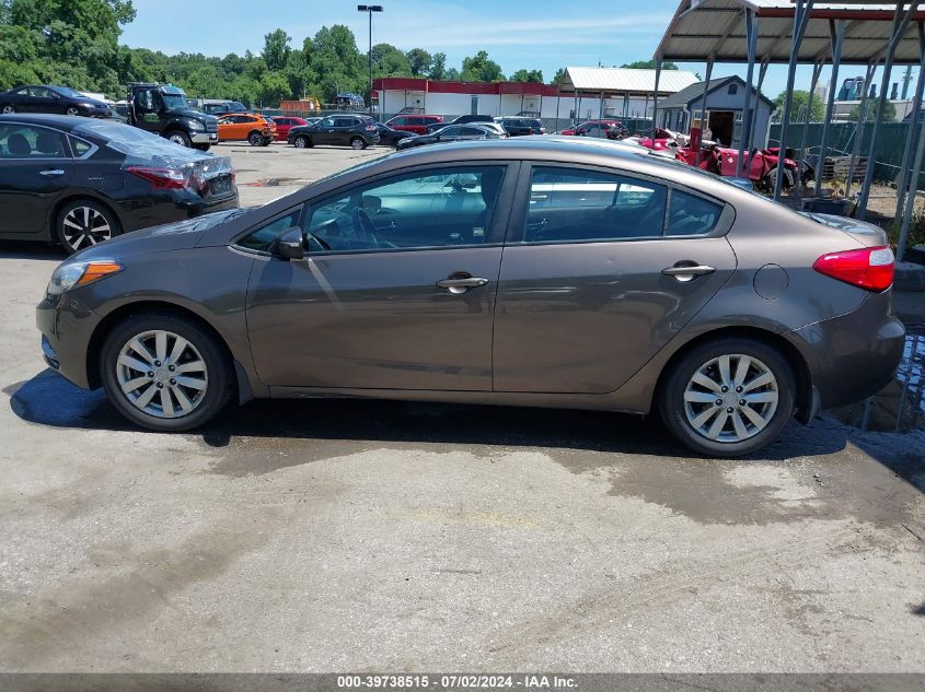 2014 Kia Forte Lx VIN: KNAFX4A69E5140040 Lot: 39738515