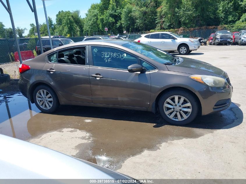 2014 Kia Forte Lx VIN: KNAFX4A69E5140040 Lot: 39738515