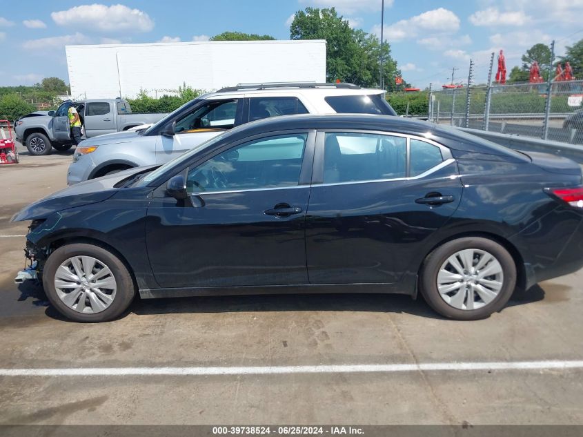 2022 Nissan Sentra S Xtronic Cvt VIN: 3N1AB8BV0NY258721 Lot: 39738524