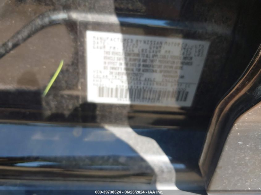 2022 Nissan Sentra S Xtronic Cvt VIN: 3N1AB8BV0NY258721 Lot: 39738524