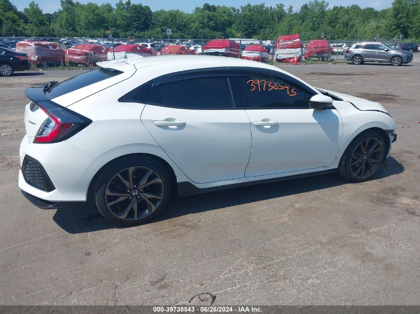 2018 Honda Civic Sport VIN: SHHFK7H46JU430833 Lot: 39738543