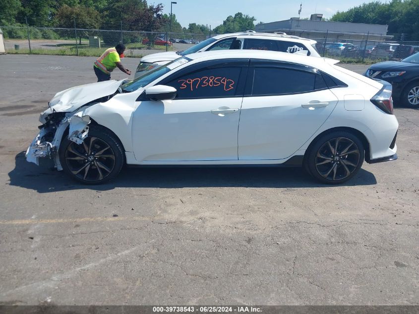 2018 Honda Civic Sport VIN: SHHFK7H46JU430833 Lot: 39738543