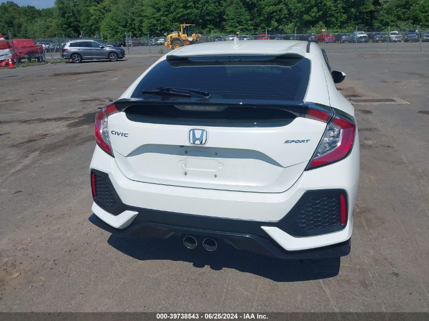 2018 Honda Civic Sport VIN: SHHFK7H46JU430833 Lot: 39738543