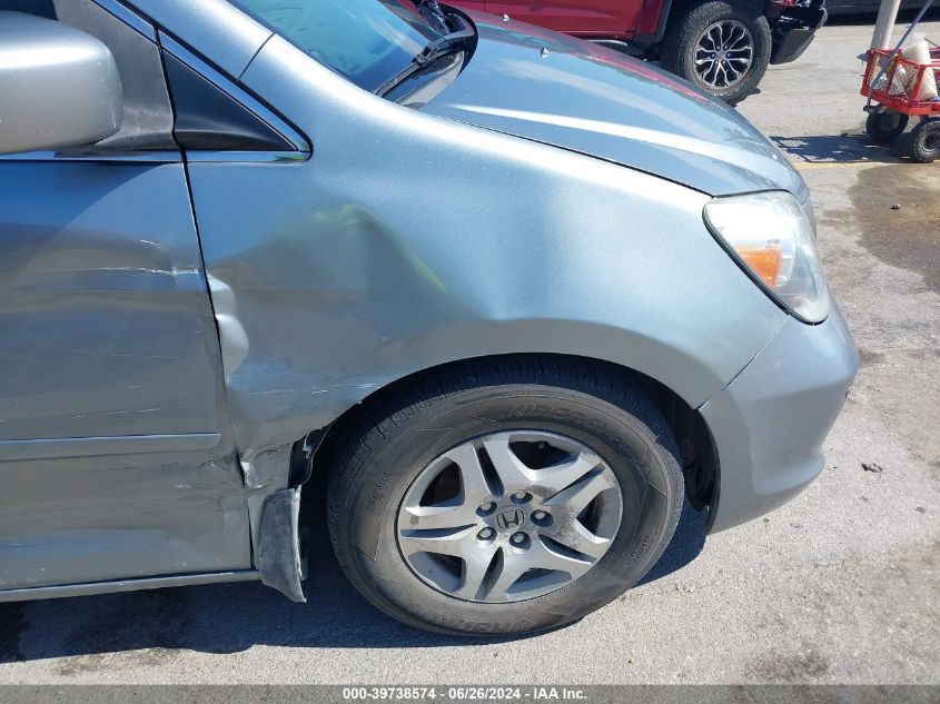 2005 Honda Odyssey Touring VIN: 5FNRL38805B069208 Lot: 39738574