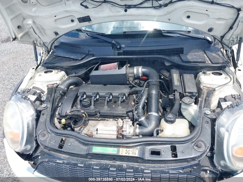 2010 Mini Cooper S VIN: WMWMF7C58ATZ70076 Lot: 39738590