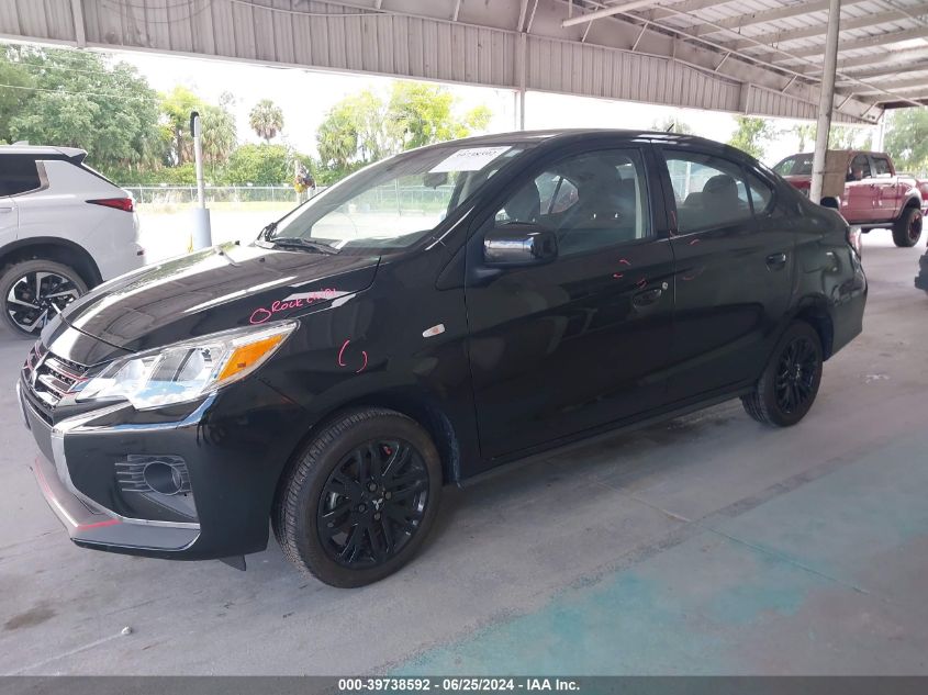 2023 Mitsubishi Mirage G4 Black Edition/Es/Le VIN: ML32FUFJ0PHF00398 Lot: 39738592