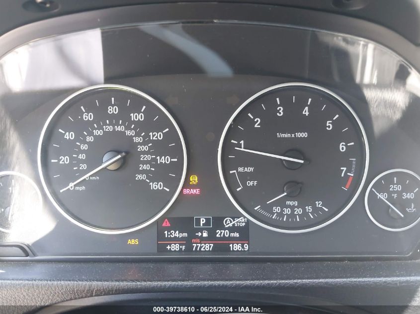 2013 BMW 328I VIN: WBA3A5C56DF602755 Lot: 39738610