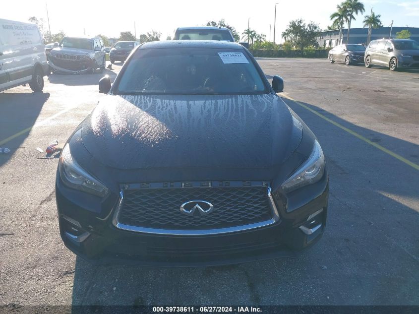2019 Infiniti Q50 3.0T Luxe VIN: JN1EV7AP0KM518202 Lot: 39738611
