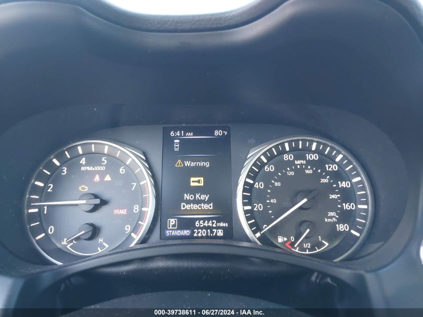 2019 Infiniti Q50 3.0T Luxe VIN: JN1EV7AP0KM518202 Lot: 39738611