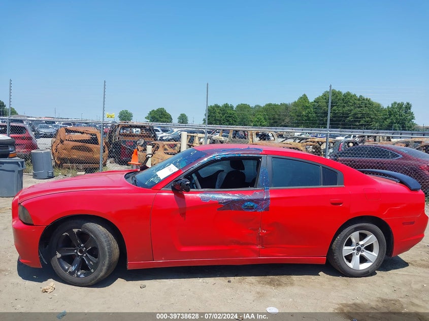 2014 Dodge Charger Se VIN: 2C3CDXBG3EH328315 Lot: 39738628