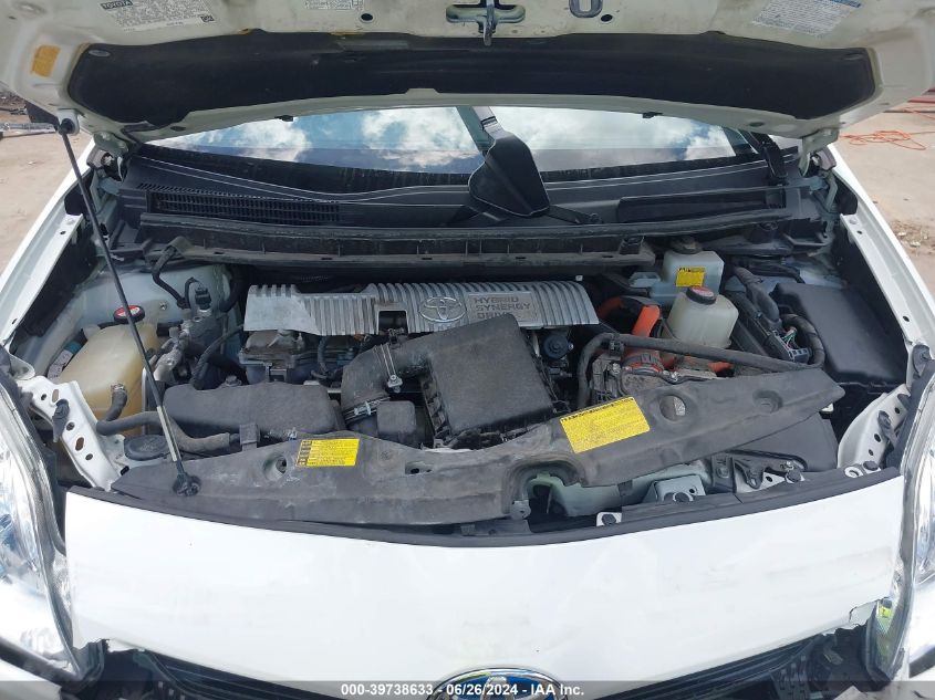 2014 Toyota Prius Three VIN: JTDKN3DU5E0374202 Lot: 39738633