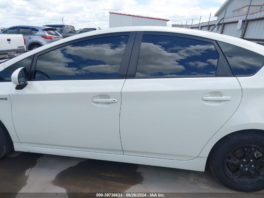 2014 Toyota Prius Three VIN: JTDKN3DU5E0374202 Lot: 39738633