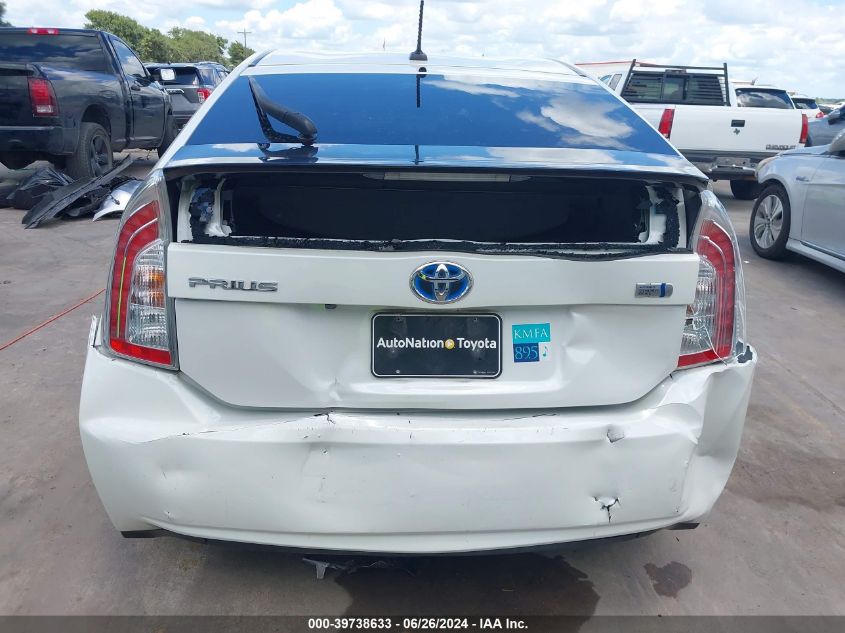 2014 Toyota Prius Three VIN: JTDKN3DU5E0374202 Lot: 39738633