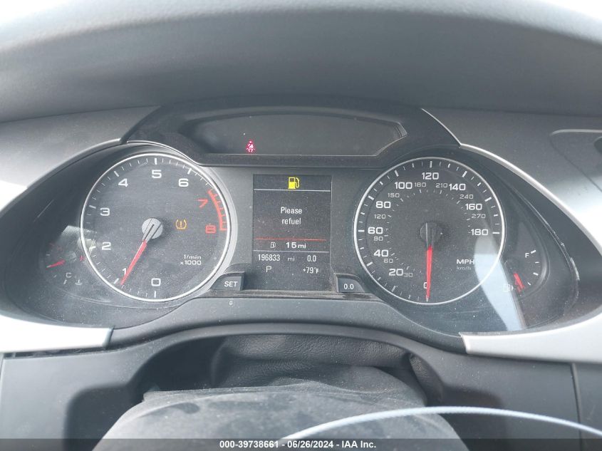 2011 Audi A4 2.0T Premium VIN: WAUWFAFL5BA030170 Lot: 39738661