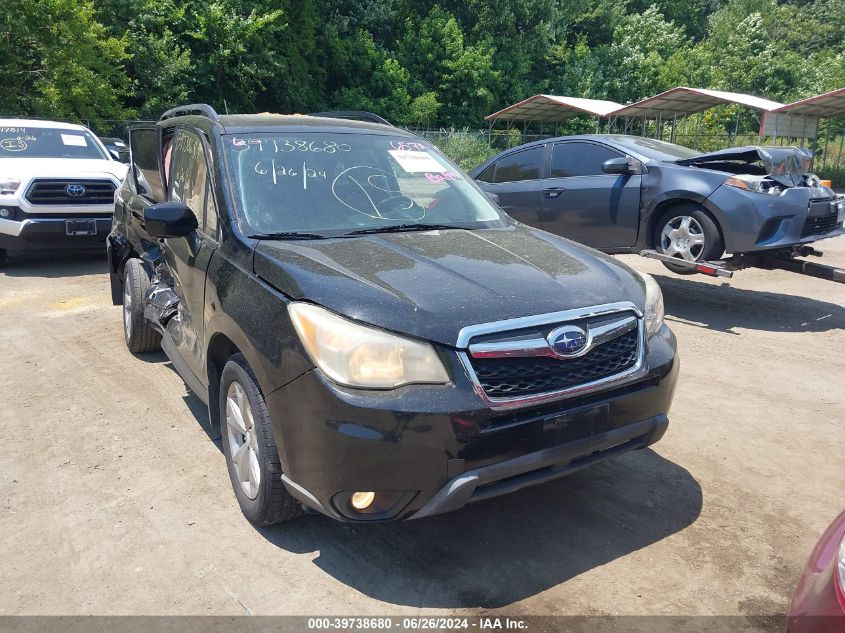 2015 Subaru Forester 2.5I Limited VIN: JF2SJAKC4FH586572 Lot: 39738680