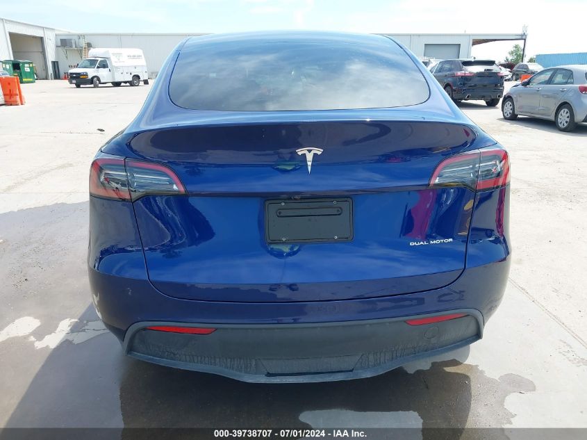 2023 Tesla Model Y Awd/Long Range Dual Motor All-Wheel Drive VIN: 7SAYGDEE9PA148864 Lot: 39738707