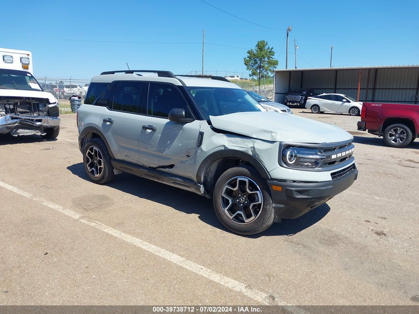 2022 Ford Bronco Sport Big Bend VIN: 3FMCR9B60NRD43001 Lot: 39738712