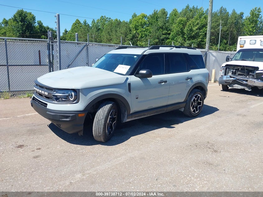 2022 Ford Bronco Sport Big Bend VIN: 3FMCR9B60NRD43001 Lot: 39738712