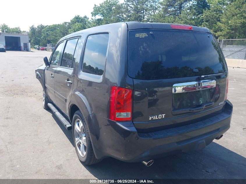 2012 Honda Pilot Ex-L VIN: 5FNYF4H52CB008275 Lot: 39738735