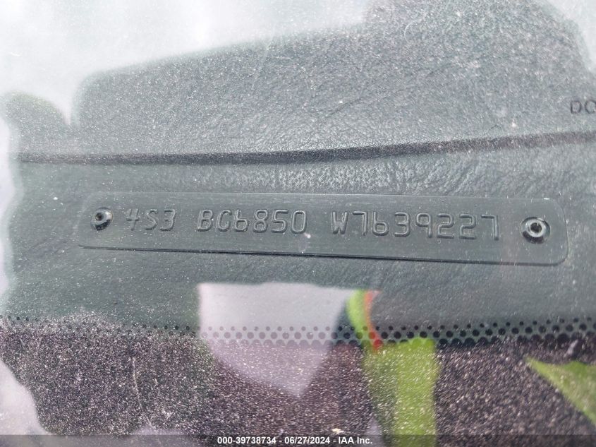 1998 Subaru Legacy 30Th Ann Outback/Ltd/Spt VIN: 4S3BG6850W7639227 Lot: 39738734