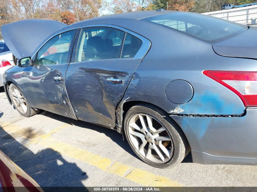 2010 Nissan Maxima 3.5 Sv VIN: 1N4AA5APXAC860116 Lot: 39738771