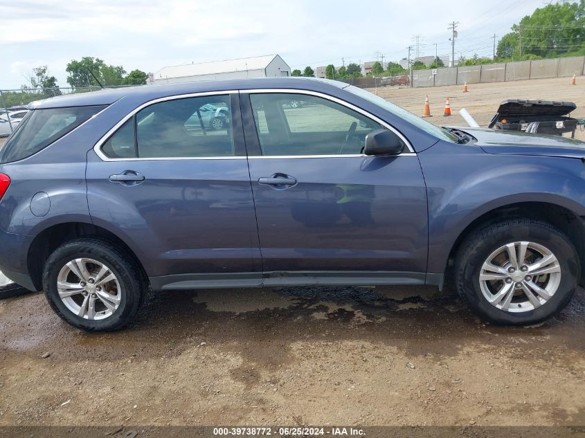 2013 Chevrolet Equinox Ls VIN: 2GNALBEKXD6311618 Lot: 39738772