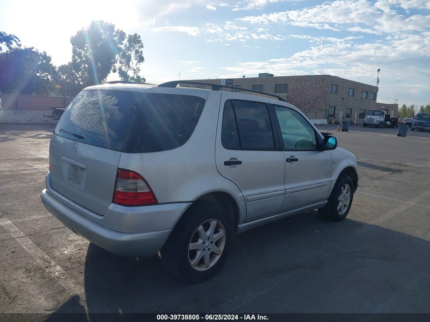 1999 Mercedes-Benz Ml 430 VIN: 4JGAB72E7XA076475 Lot: 39738805