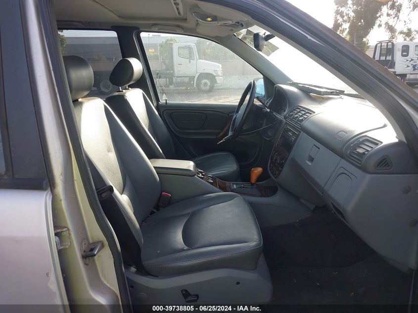 1999 Mercedes-Benz Ml 430 VIN: 4JGAB72E7XA076475 Lot: 39738805