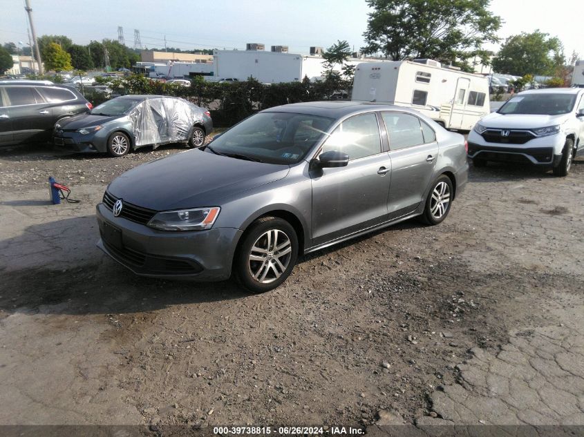 2011 Volkswagen Jetta Se VIN: 3VWDZ7AJ7BM018144 Lot: 39738815