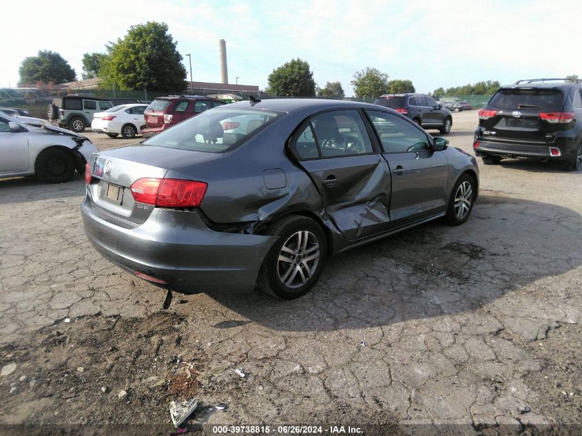 2011 Volkswagen Jetta Se VIN: 3VWDZ7AJ7BM018144 Lot: 39738815