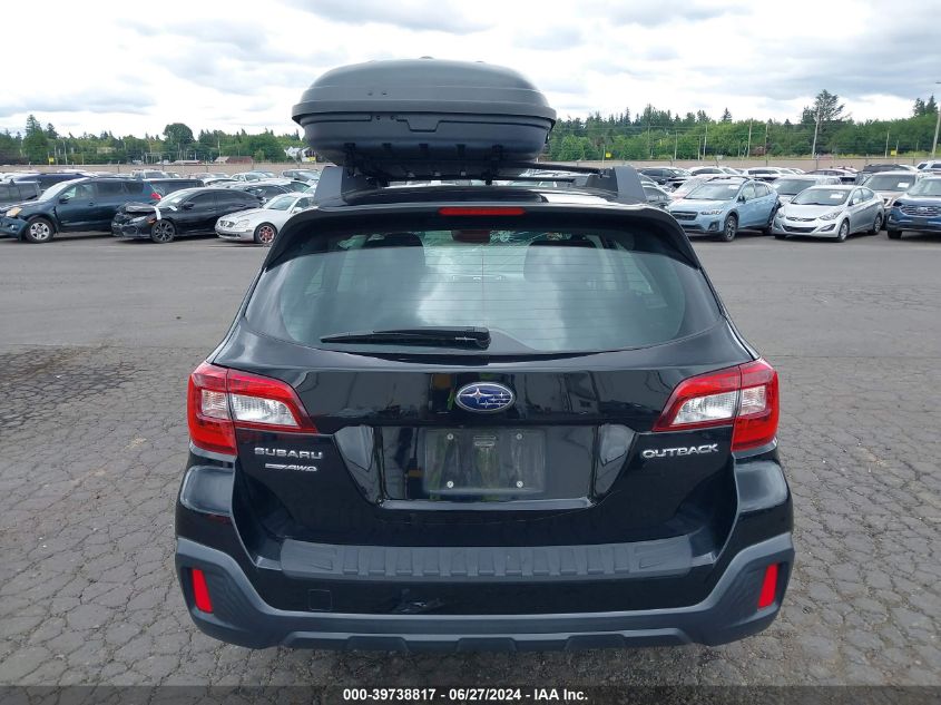 2018 Subaru Outback 2.5I VIN: 4S4BSAAC8J3278626 Lot: 39738817