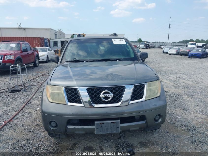 2006 Nissan Pathfinder S VIN: 5N1AR18UX6C654207 Lot: 39738826